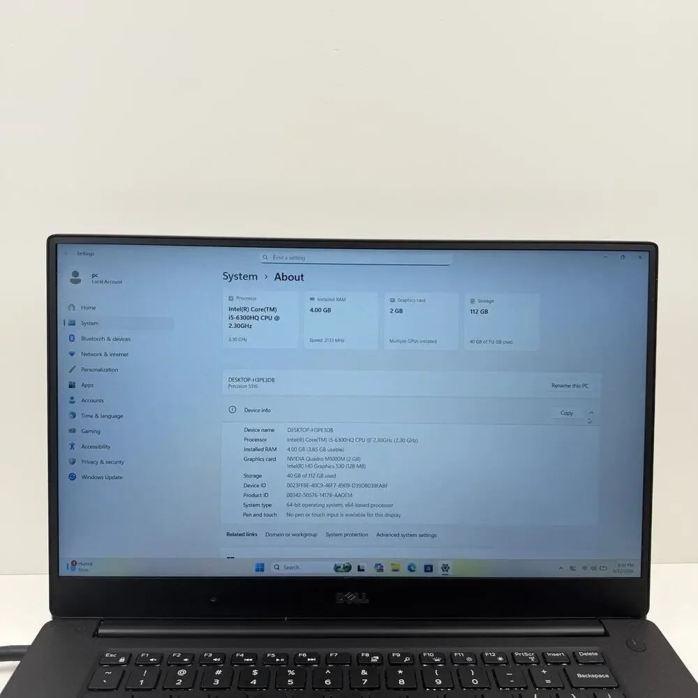 Dell Precision 5510 15.6